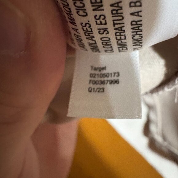 Ava & Viv Target satin short sleeve button down shirt size XXL - Picture 5 of 6